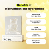 Rice & Glutathione Tone-Up Hydro gel mask